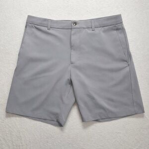 Perry Ellis Performance Golf Shorts Gray Stretch Flat Front Men’s 36